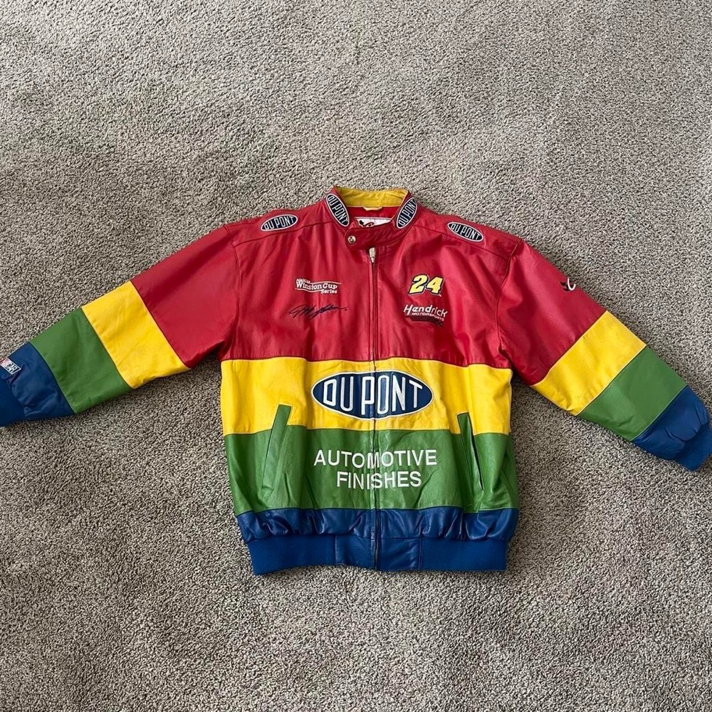Vintage NASCAR Jeff Gordon Leather Jacket